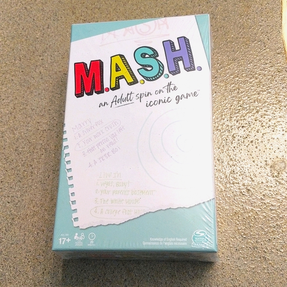 $5 with any Bundle- Brand NEW board game/card game MASH for adults